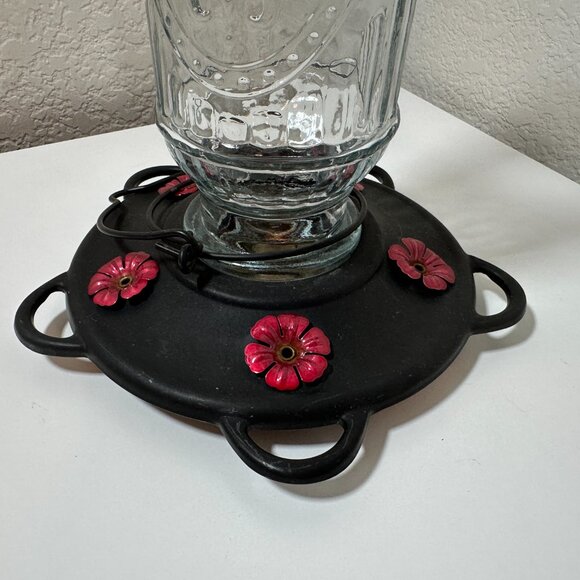 More Birds Vintage Antique Glass Hummingbird Feeder 5 Feeding Stations - 20 Oz - Picture 2 of 10